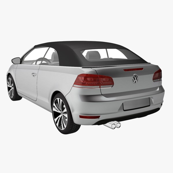 new golf 6 cabriolet 3ds - VW Golf 6 Cabriolet by DreiDe