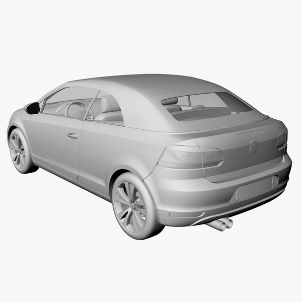new golf 6 cabriolet 3ds - VW Golf 6 Cabriolet by DreiDe