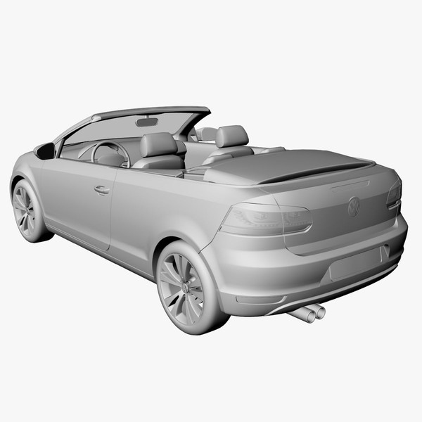 new golf 6 cabriolet 3ds - VW Golf 6 Cabriolet by DreiDe