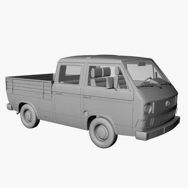 3d t3 crewcab - VW T3 Crewcab by DreiDe