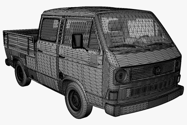 3d t3 crewcab - VW T3 Crewcab by DreiDe