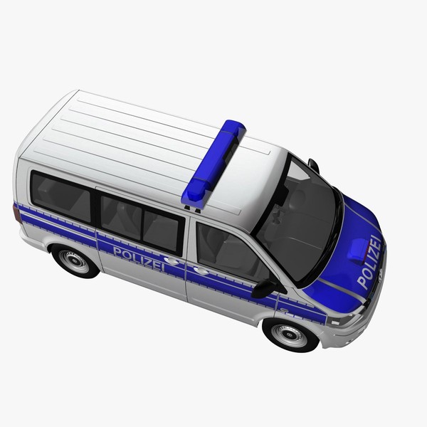 3ds max t5 police - VW T5 police 2011 by DreiDe