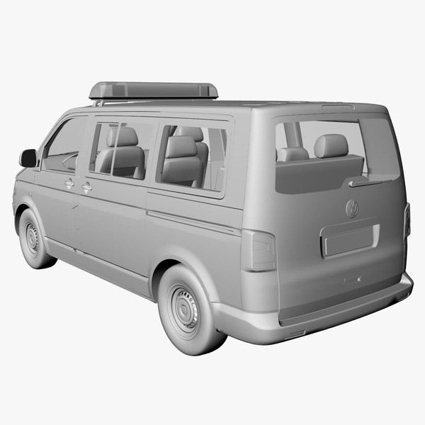 3ds max t5 police - VW T5 police 2011 by DreiDe