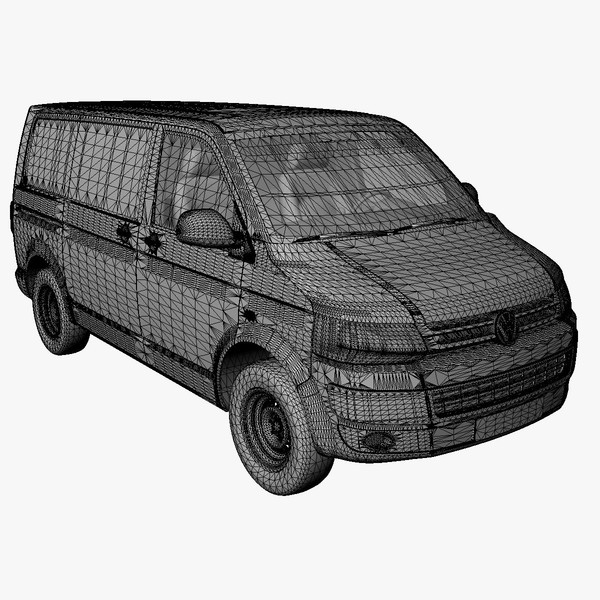 t5 van 3d 3ds - VW T5 Van 2011 by DreiDe