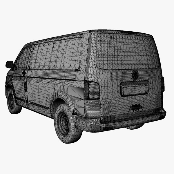 t5 van 3d 3ds - VW T5 Van 2011 by DreiDe