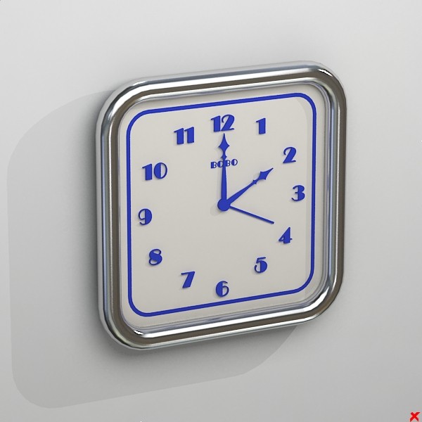3d clock model - Clock049.rar by Fworx