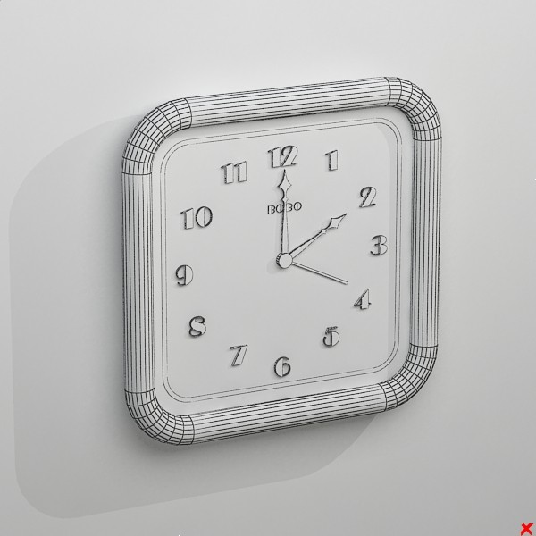 3d clock model - Clock049.rar by Fworx