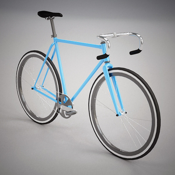 3ds fixed-gear bicycle - Fixed Gear Bike by QLEE