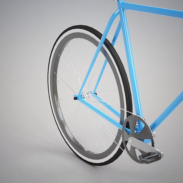 3ds fixed-gear bicycle - Fixed Gear Bike by QLEE