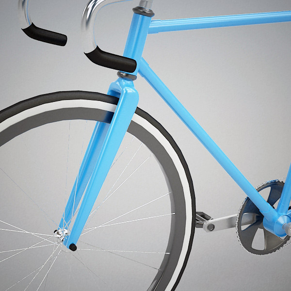 3ds fixed-gear bicycle - Fixed Gear Bike by QLEE