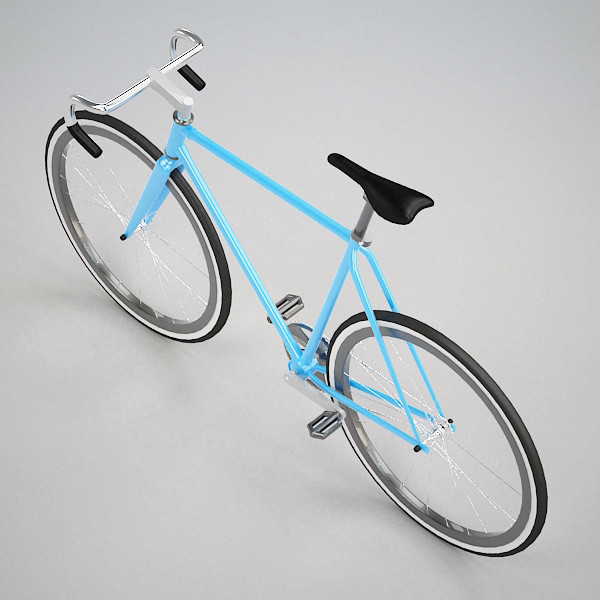3ds fixed-gear bicycle - Fixed Gear Bike by QLEE