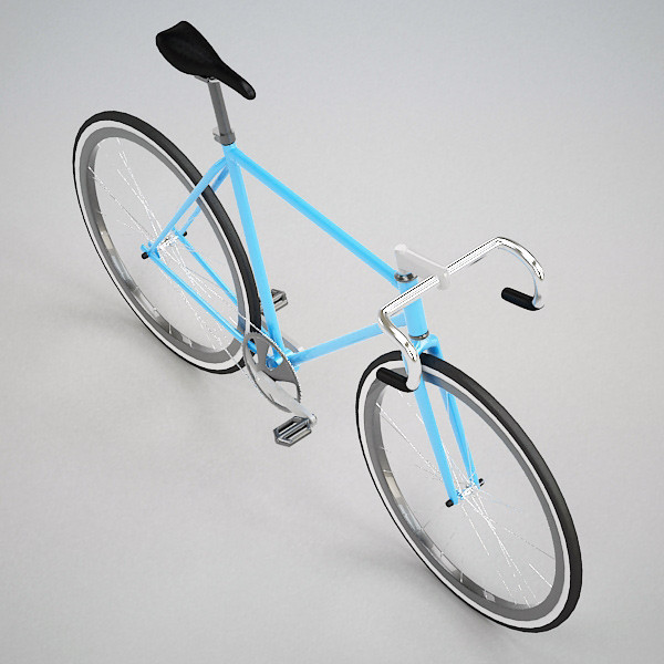 3ds fixed-gear bicycle - Fixed Gear Bike by QLEE