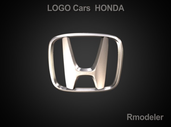 honda logo obj - Honda 3d Logo by Serega Rozhnov