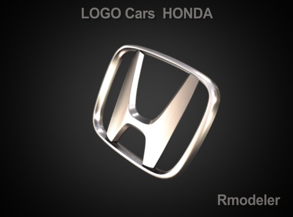 honda logo obj - Honda 3d Logo by Serega Rozhnov