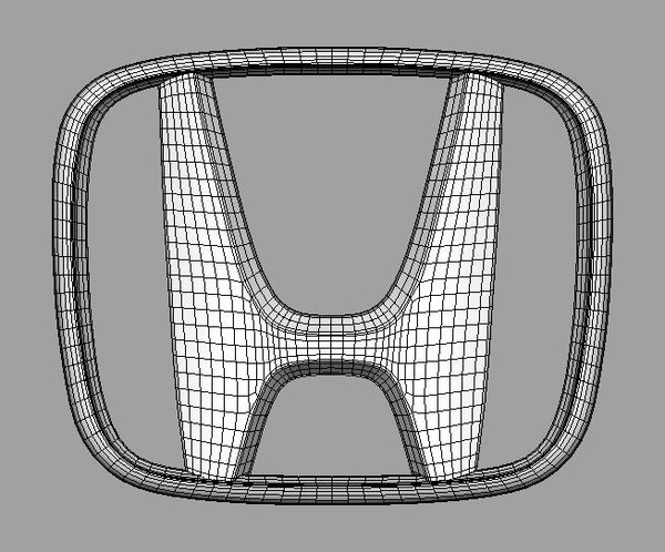 honda logo obj - Honda 3d Logo by Serega Rozhnov