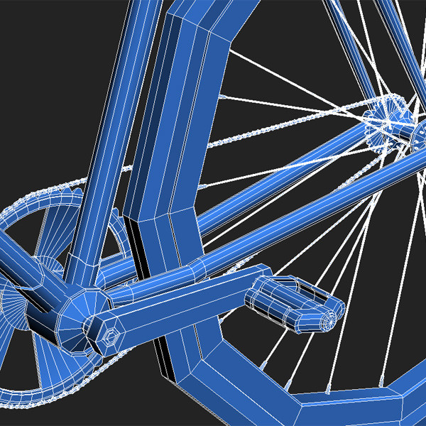 3ds fixed-gear bicycle - Fixed Gear Bike by QLEE