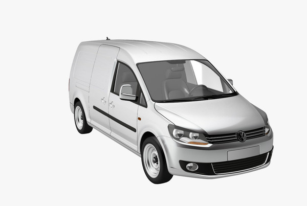 caddy maxi delivery van 3d model - VW Caddy Maxi delivery van 2011 by DreiDe