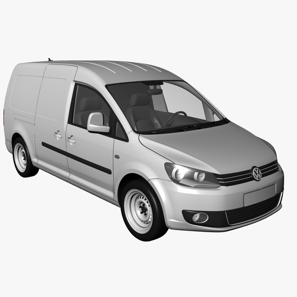 caddy maxi delivery van 3d model - VW Caddy Maxi delivery van 2011 by DreiDe
