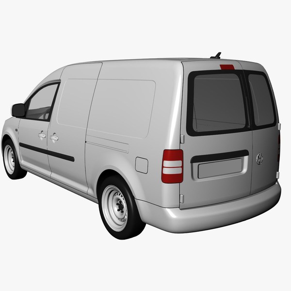 caddy maxi delivery van 3d model - VW Caddy Maxi delivery van 2011 by DreiDe