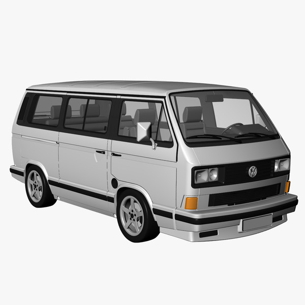 t3 caravelle gti obj - VW T3 Caravelle GTI 1989 by DreiDe