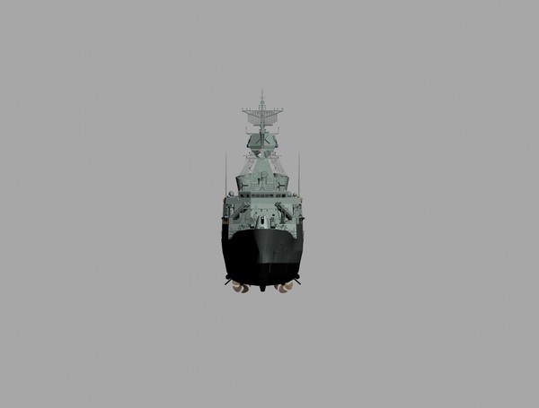hmas asmd upgraded anzac 3d max - Anzac Class Frigate - ASMD Upgrade by jr_simpson