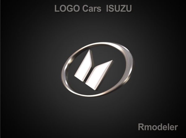 logo isuzu 3d model - Isuzu 3d Logo by Serega Rozhnov