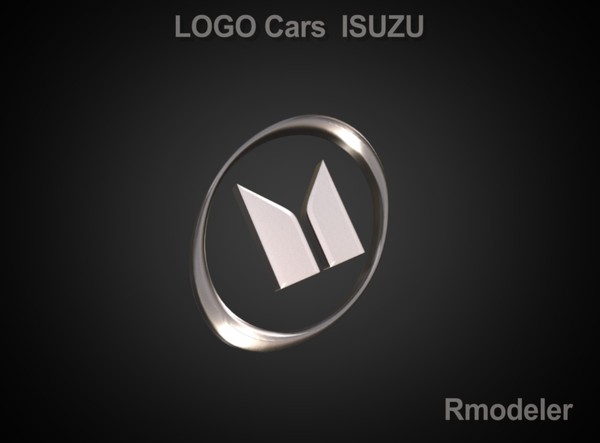 logo isuzu 3d model - Isuzu 3d Logo by Serega Rozhnov