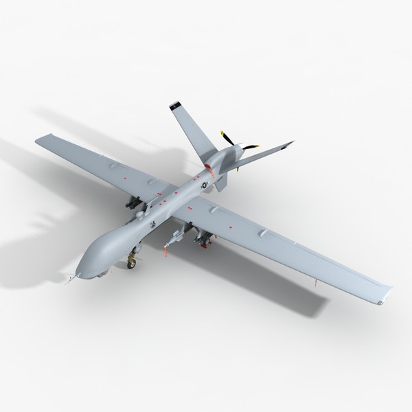 mq-9 predator 3d max - MQ-9 Predator... by HD_Ready