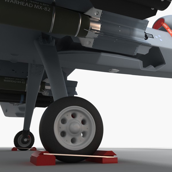 mq-9 predator 3d max - MQ-9 Predator... by HD_Ready
