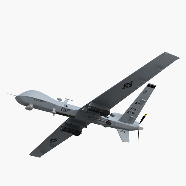mq-9 predator 3d max - MQ-9 Predator... by HD_Ready