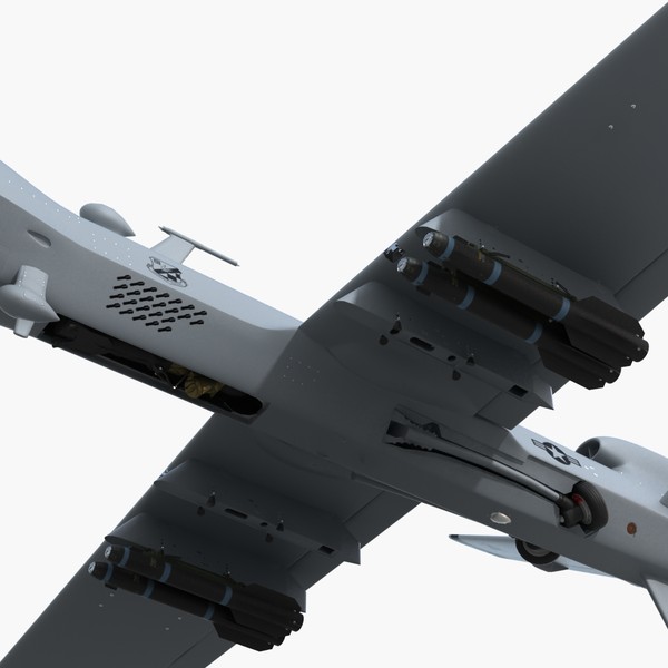 mq-9 predator 3d max - MQ-9 Predator... by HD_Ready