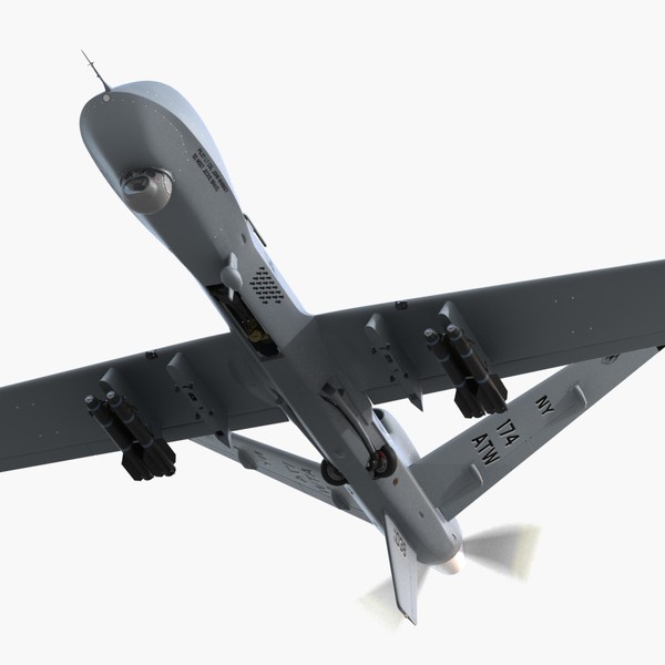 mq-9 predator 3d max - MQ-9 Predator... by HD_Ready