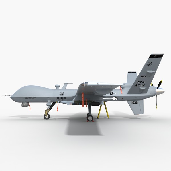 mq-9 predator 3d max - MQ-9 Predator... by HD_Ready