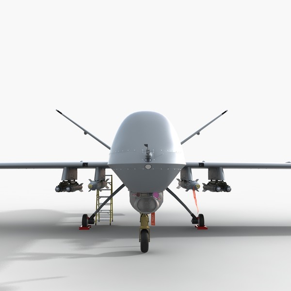 mq-9 predator 3d max - MQ-9 Predator... by HD_Ready