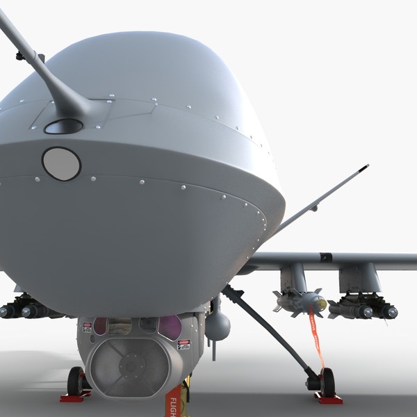 mq-9 predator 3d max - MQ-9 Predator... by HD_Ready