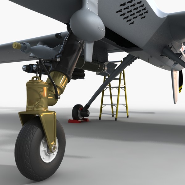mq-9 predator 3d max - MQ-9 Predator... by HD_Ready