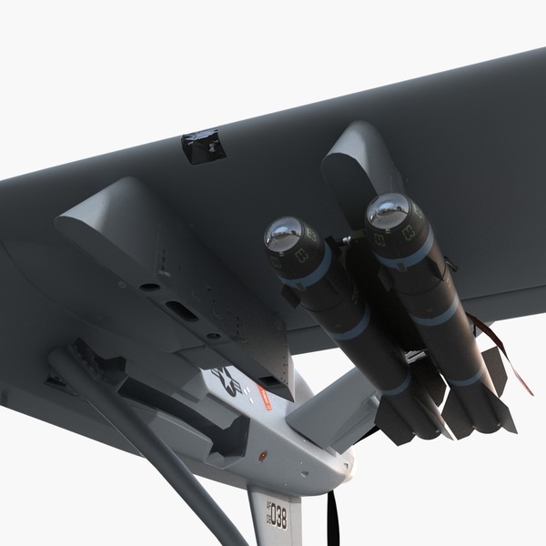 mq-9 predator 3d max - MQ-9 Predator... by HD_Ready
