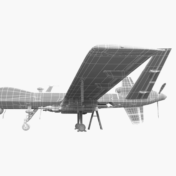 mq-9 predator 3d max - MQ-9 Predator... by HD_Ready