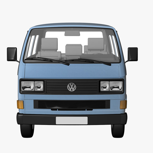 3d model facelift 1988 - VW T3 Bus facelift 1988 by DreiDe