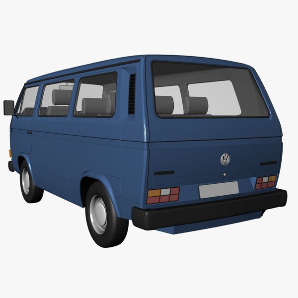 3d model facelift 1988 - VW T3 Bus facelift 1988 by DreiDe