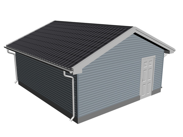 3d model garage - Garage by DC12V