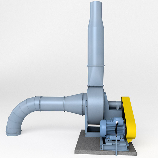 3d model industrial fan - Industrial fan by zbignev