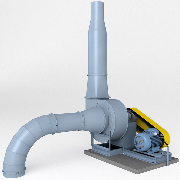 3d model industrial fan - Industrial fan by zbignev