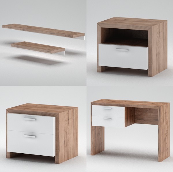3ds max 8 - Furniture_Set_02_(8_models) (2) by PolygonFly