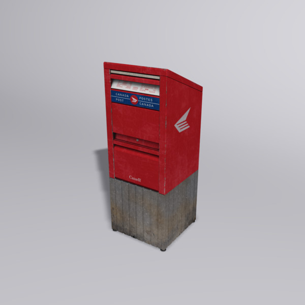 3ds stand canada post box - Stand Alone Canada Post Box... by Syntec