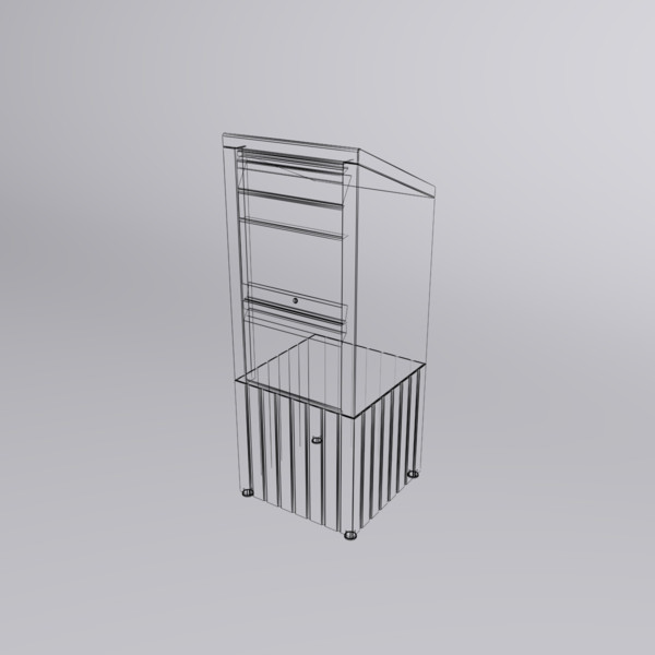 3ds stand canada post box - Stand Alone Canada Post Box... by Syntec