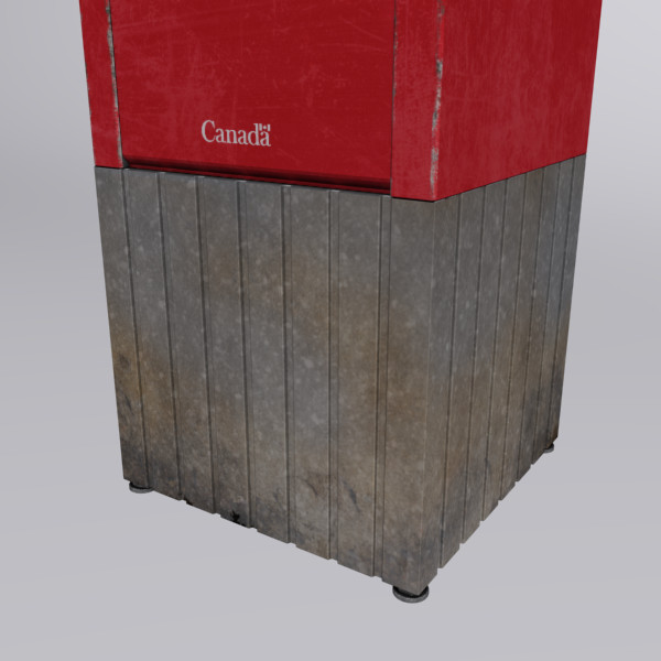 3ds stand canada post box - Stand Alone Canada Post Box... by Syntec