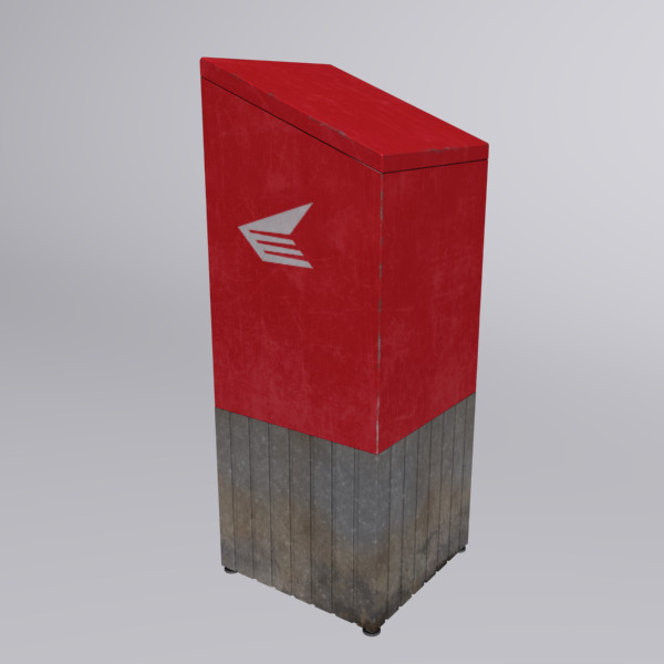 3ds stand canada post box - Stand Alone Canada Post Box... by Syntec