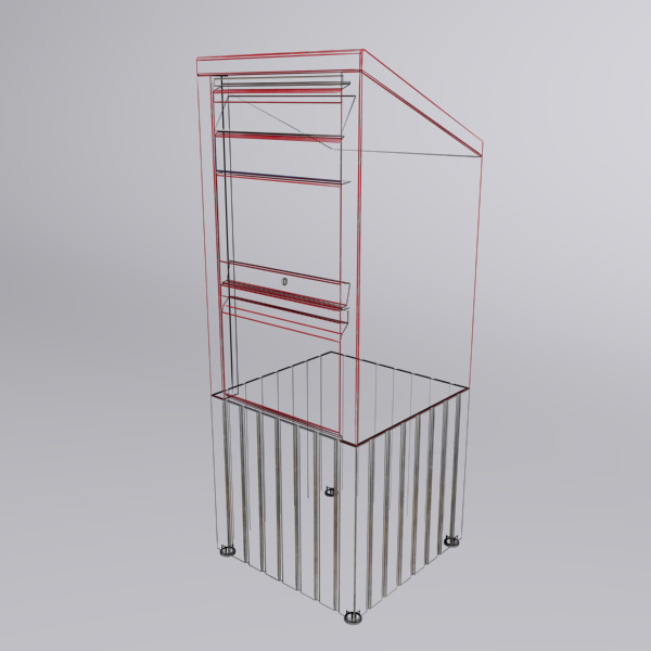 3ds stand canada post box - Stand Alone Canada Post Box... by Syntec
