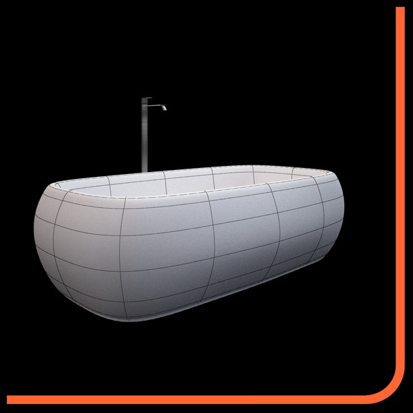 3ds max antonio lupi bathtub - ANTONIO LUPI - COVER BATHTUB by marco brunori